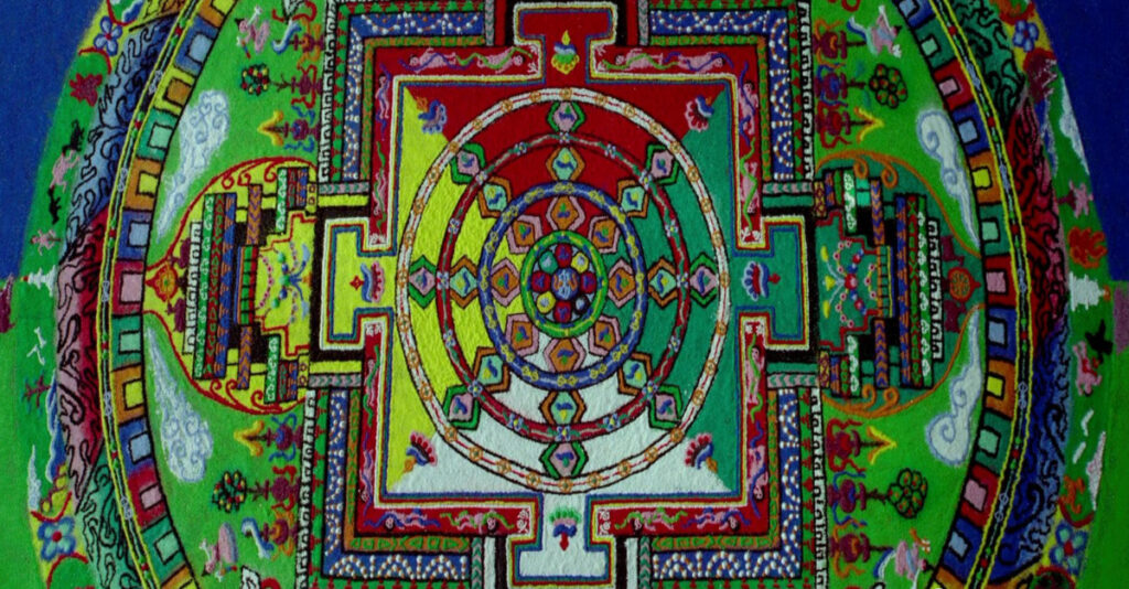 The Wheel of Samsara mandala